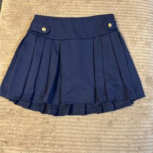Polo by Ralph Lauren Dark Blue Pleated Mini Skort